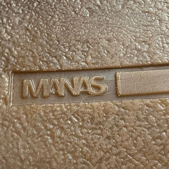 Manas Women's Brown Suede Sherpa Fold Over Buckle Strap Zip Snow Boots 38 US 7.5 - Picture 5 of 7